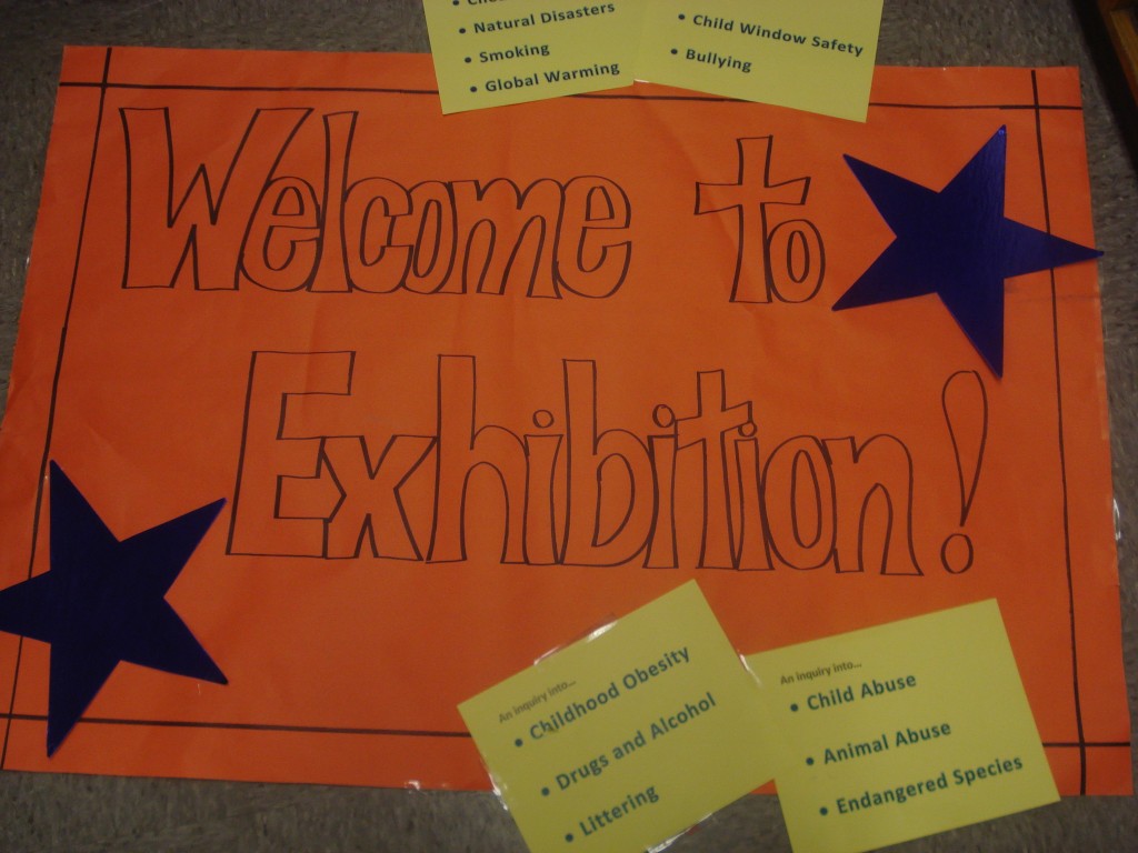 YOU ARE INVITED To 5th Grade's PYP Exhibition - Hubbell Elementary School